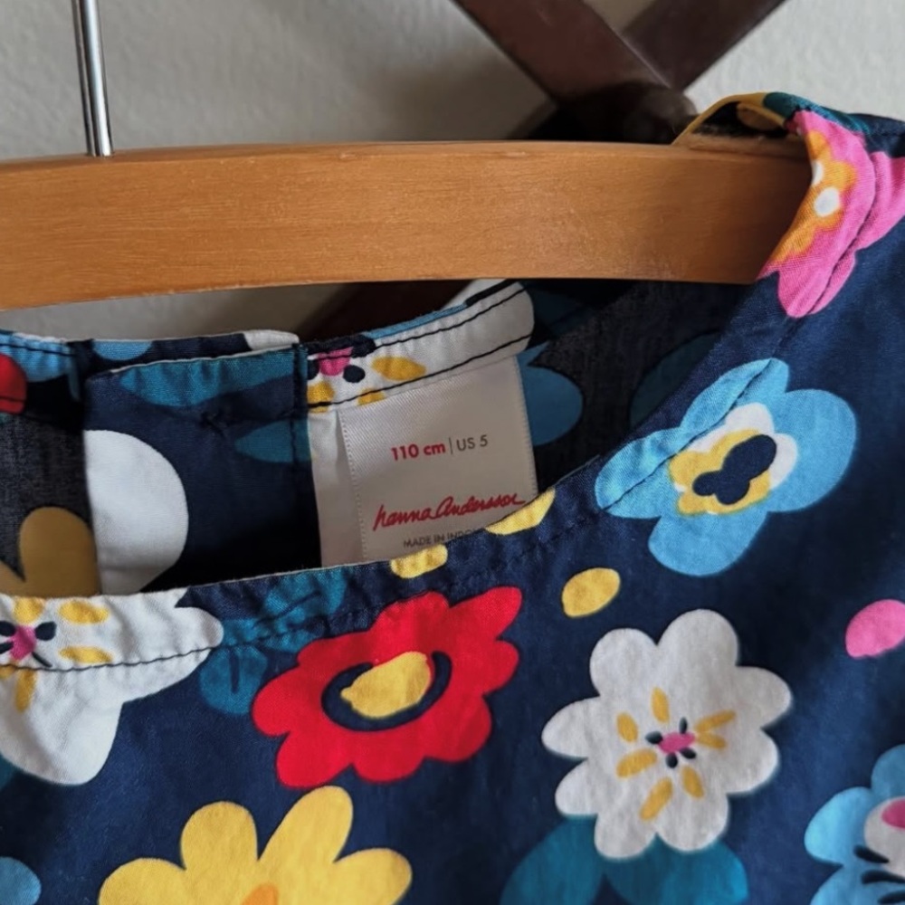 Hanna Andersson Floral Cotton Dress - Picture 3 of 4